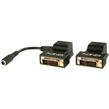Lindy DVI-D Single Link Extender, DVI Erweiterung schwarz, 70m, Cat.6 