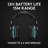 Logitech Gaming G935, Gaming-Headset schwarz, 7.1 Virtual Surround, Lightsync
