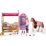 Mattel Barbie Mysteries: Die große Pferdejagd - Ultimativer Pferdestall, Spielgebäude mit Puppe, Spielzeugpferd und Zubehör