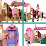 Mattel Barbie Mysteries: Die große Pferdejagd - Ultimativer Pferdestall, Spielgebäude mit Puppe, Spielzeugpferd und Zubehör