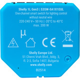 Shelly 1L, Relais cyan