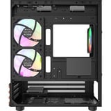 Thermaltake View 170 WS ARGB , Tower-Gehäuse schwarz/holz, Tempered Glass x 2, Holz-Struktur