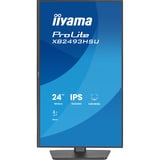 iiyama ProLite XB2493HSU-B1, LED-Monitor 60.5 cm (23.8 Zoll), schwarz (matt), FullHD, IPS, HDMI, DP, USB-Hub, Adaptive-Sync, 120Hz Panel