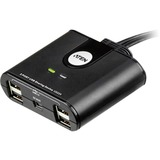 ATEN US224, KVM-Switch schwarz