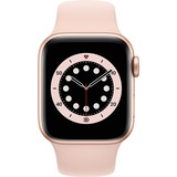 Apple Watch Series 6, Smartwatch gold/rosa, 40mm, Solo Loop, Aluminium-Gehäuse