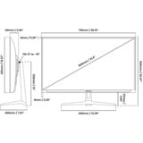 Arozzi Nova 32T2K180, Gaming-Monitor 80 cm (31.5 Zoll), lila, QHD, IPS, HDMI, DP, Lautsprecher, 180Hz Panel