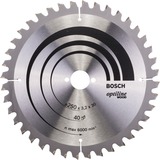 Bosch Kreissägeblatt Optiline Wood, Ø 250mm, 40Z Bohrung 30mm, für Kapp- & Gehrungssägen