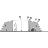 Easy Camp Familien-Tunnelzelt Leka Twin 8 olivgrün, Modell 2025