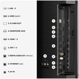 Hisense 65A6S, LED-Fernseher 164 cm (65 Zoll), schwarz/dunkelgrau, UltraHD/4K, Triple Tuner