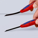 KNIPEX CutiX Universalmesser, Teppichmesser rot/blau, inkl. 2 Klingen