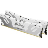 Kingston FURY DIMM 32 GB DDR5-7200 (2x 16 GB) Dual-Kit, Arbeitsspeicher weiß, KF572C38RWK2-32, Renegade, INTEL XMP