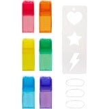 MGA Entertainment Rainbow High Watercolor & Create DIY Modepuppe - Violette Augen 