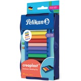 Pelikan Kreativfabrik 198/10 Knete Creaplast, Kneten 10 Farben
