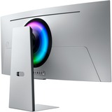 SAMSUNG Odyssey OLED G8 S34DG850SU, Gaming-Monitor 86 cm (34 Zoll), silber, UWQHD, USB-C, Curved, Gaming Hub, 175Hz Panel