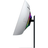 SAMSUNG Odyssey OLED G8 S34DG850SU, Gaming-Monitor 86 cm (34 Zoll), silber, UWQHD, USB-C, Curved, Gaming Hub, 175Hz Panel