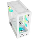 Sharkoon Rebel C60 RGB , Tower-Gehäuse weiß, Tempered Glass