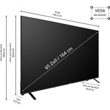 Telefunken XU65TO750S, LED-Fernseher 164 cm (65 Zoll), schwarz, UltraHD/4K, Triple Tuner, SmartTV, TiVo Betriebssystem