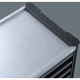 Wera 9701 Tool Rebel Werkstattwagen Stainless XXL 1, mit Bestückung, Werkzeugwagen schwarz, 188-teilig (Elektro / VDE), im exklusiven Tool Rebel Design