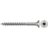 fischer Spanplattenschraube PowerFast II 4,5x60 Senkkopf TX 100 Stück, mit Teilgewinde, Edelstahl A2
