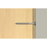 fischer Spanplattenschraube PowerFast II 4,5x60 Senkkopf TX 100 Stück, mit Teilgewinde, Edelstahl A2