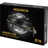 ADATA LEGEND 960 2 TB, SSD dunkelgrau/gold, PCIe 4.0 x4, NVMe 1.4, M.2 2280
