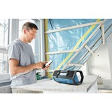 Bosch GPB 18V-2 SC Professional, Baustellenradio türkis/schwarz, Bluetooth, AUX, IP54