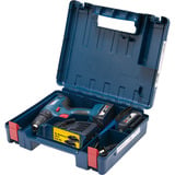 Bosch Professional Akku-Bohrschrauber GSR 180 LI Professional, 18Volt blau/schwarz, 2x Li-Ion Akku 2,0Ah, Koffer