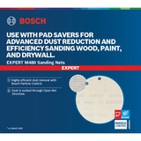 Bosch Professional Expert M480 Netzstruktur-Schleifblatt Ø 125mm, K320 50 Stück, für Exzenterschleifer