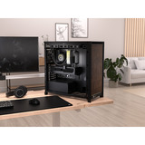 Corsair FRAME 5000D WOOD RS, Tower-Gehäuse schwarz/holz, Tempered Glass