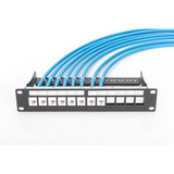 Digitus Professional Cat.6a U/UTP Verlegekabel simplex, Eca blau, 500 Meter Trommel