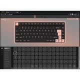 Keychron K3 Pro, Gaming-Tastatur schwarz/blaugrau, DE-Layout, Gateron Low Profile 2.0 Mechanical Brown, Hot-Swap, Aluminiumrahmen, RGB