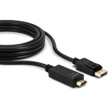 Lindy Adapterkabel DisplayPort > HDMI 10,2 Gbit/s schwarz, 2 Meter