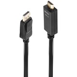 Lindy DisplayPort > HDMI 10,2 Gbit/s Adapterkabel schwarz, 2 Meter