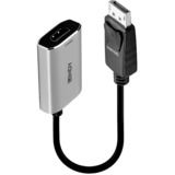 Lindy Konverter DisplayPort 1.4 > HDMI 8K schwarz/grau, 11cm