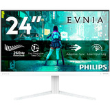 Philips Evnia 24M2N3201P, Gaming-Monitor 60.5 cm (23.8 Zoll), weiß, FullHD, Fast IPS, Einstellbarer Standfuß, 240Hz Panel