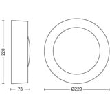 Philips Hue White & Color Ambiance Daylo Wandleuchte, LED-Leuchte schwarz