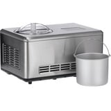 Severin 2-in-1 Eismaschine EZ 7406, mit Joghurtfunktion edelstahl (gebürstet), für 2.000ml Eiscreme, 180 Watt Kompressor