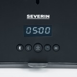 Severin Wurster WT 5005, Elektrogrill schwarz/grau, 2.000 Watt, Würstchengrill