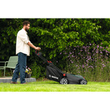 Bosch Heimwerken & Garten Akku-Rasenmäher Rotak18V2-43, 36 Volt (2x18V)+Messer+Mulch-Plug grün/schwarz, 2x Li-Ionen Akku 4,0Ah, POWER FOR ALL ALLIANCE