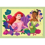 Clementoni Supercolor 4 in 1 - Disney Princess, Puzzle 4 Puzzle (12-24 Teile)