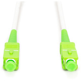 Digitus Glasfaser-Simplex-Patchkabel, stahlarmiert, Singlemode, SC/APC > SC/APC weiß, 10 Meter