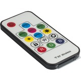 Inter-Tech Argus RS-07 RGB Set120x120x25, Gehäuselüfter schwarz, 3er Set inkl. Fernbedienung, 120 mm