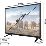 JVC LT-40VF3056, LED-Fernseher 100 cm (40 Zoll), schwarz, WXGA, Triple Tuner, SmartTV