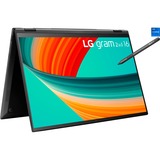 LG gram 16T90R-G.AP78G, Notebook schwarz, Windows 11 Pro 64-Bit, 1 TB SSD