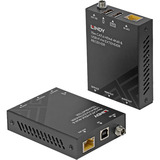 Lindy 70m Cat.6 KVM Extender, HDMI Verlängerung schwarz, HDMI 4K60, USB & Audio 