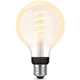 Philips HUE White Ambiance E27 Filament Lampe E27 Globe 550 lm, LED-Lampe 