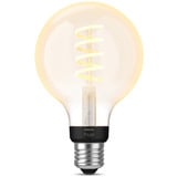 Philips Hue Hue White Ambiance E27 Filament Lampe E27 Globe 550 lm, LED-Lampe 