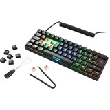 Sharkoon SKILLER SGK50 S4, Gaming-Tastatur schwarz, FR-Layout, Kailh Red