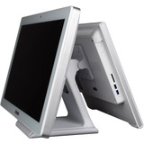 Shuttle POV21, Standfuß weiß, für 1 bis 2 Displays bis 54,6 cm (21,5")