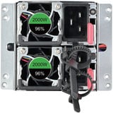 SilverStone Gemini 2000C Titanium, PC-Netzteil silber, 2000 Watt